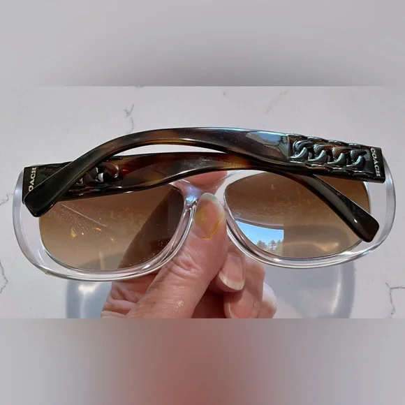 RARE & HTF COACH Crystal~Dark Tortoise Sunglasses - www 